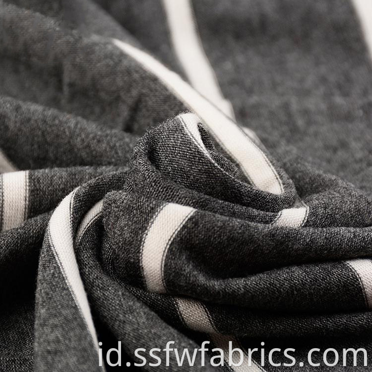 Beautiful Elegant Black White Stripe Fabric